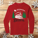 Believe Polar Express Long Sleeve Comfort Colors Tee