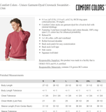 Team Alpha Comfort Colors Crewneck Sweatshirt