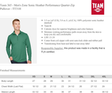 Team Alpha Men's Tech Quarter Zip
