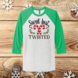 Sweet But Twisted Raglan Tee