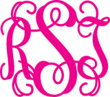 Monogram Decal - Vine