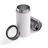 Team Alpha White 16 oz. Insulated Can Cooler